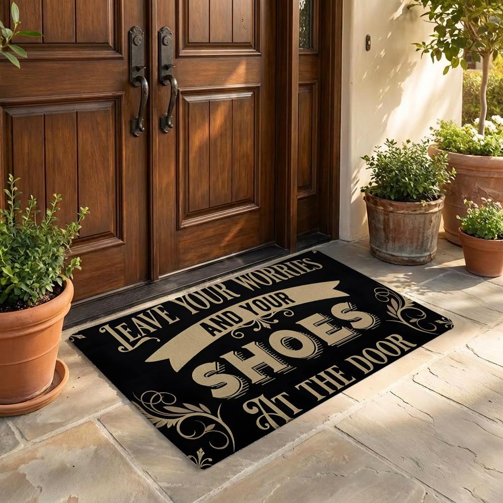 Your Home Textiles - Funny Welcome Mats Please Take Off