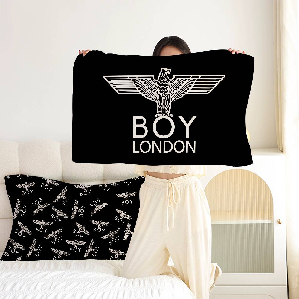 Home Textiles London - Classic B-Boy L-London Logo Cartoon Pillow