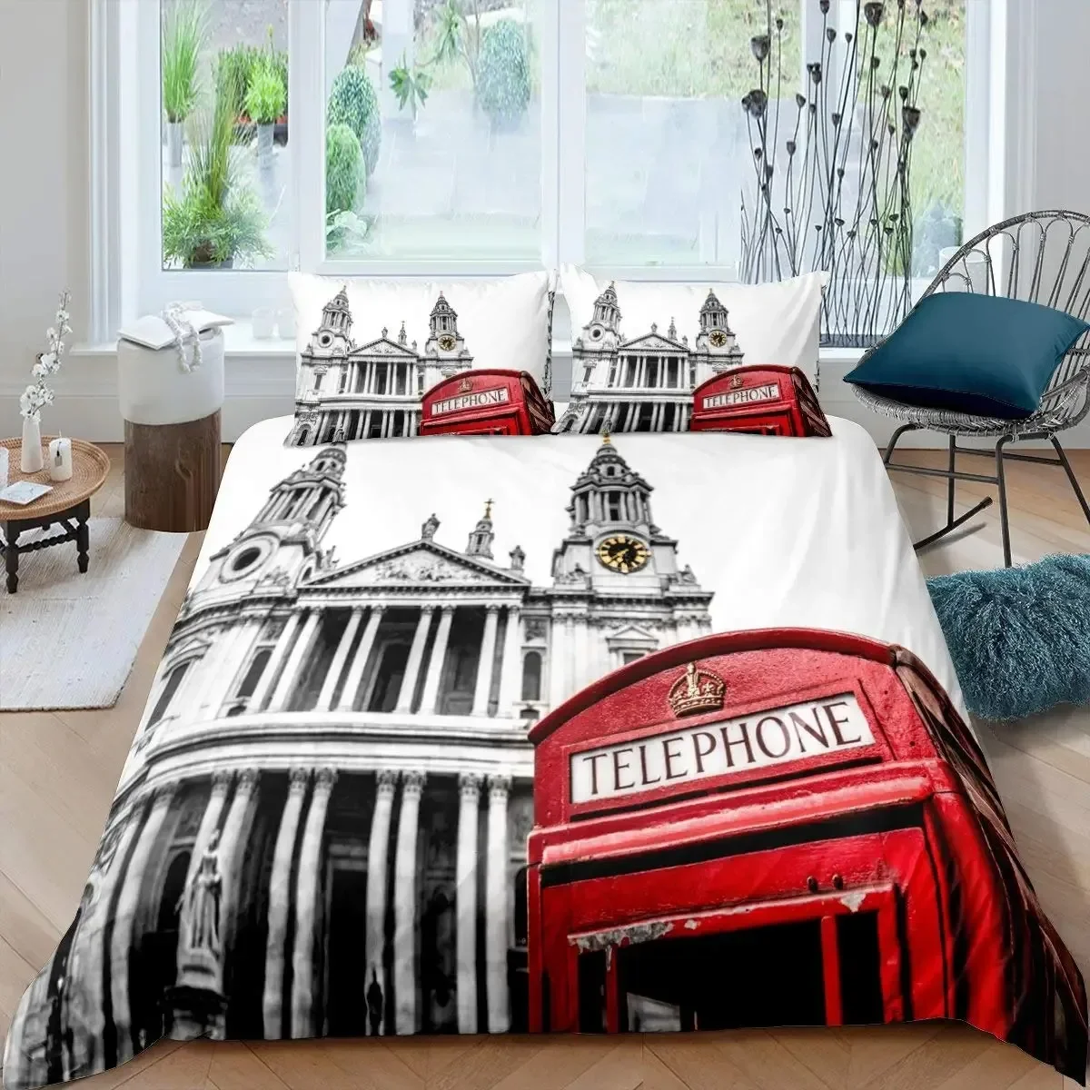 Home Textiles London - London Telephone Booth The Big Ben