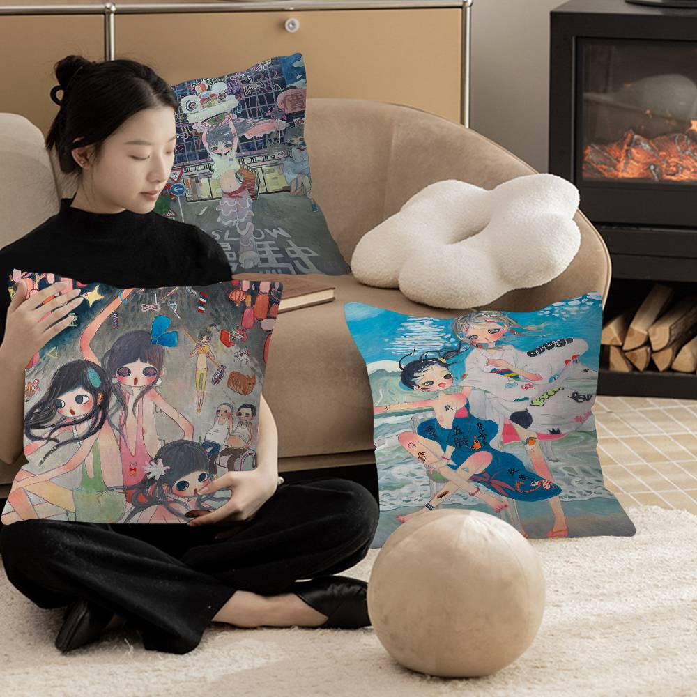 Aya Home Textiles - Aya Takano Cartoon Artwork Anime Cushion
