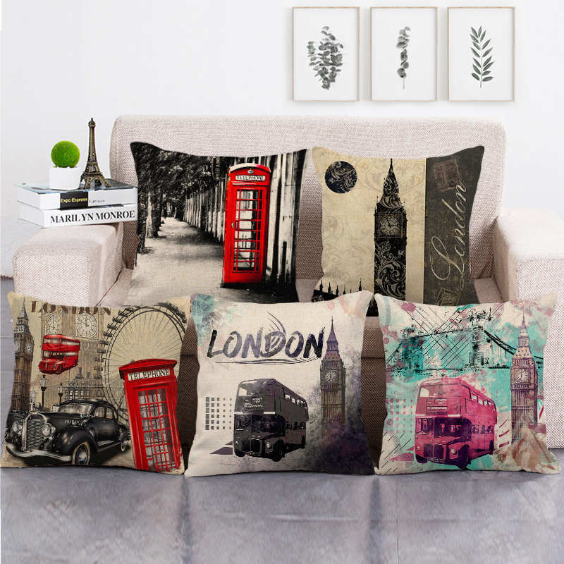 Home Textiles London - Retro London Tram Series Digital printing