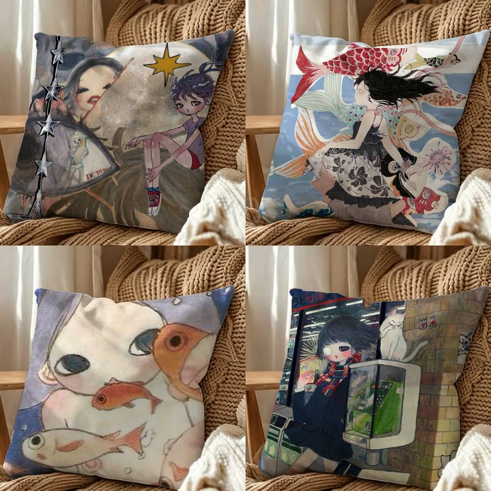 Aya Home Textiles - Aya Takano Art Double-Sided Printed Cushion