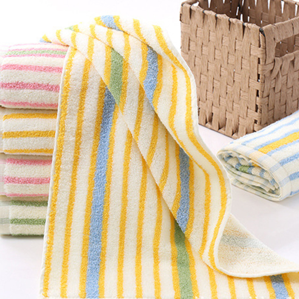 4Pcs Colorful Striped Cotton T - Home Textiles Pakistan review and price