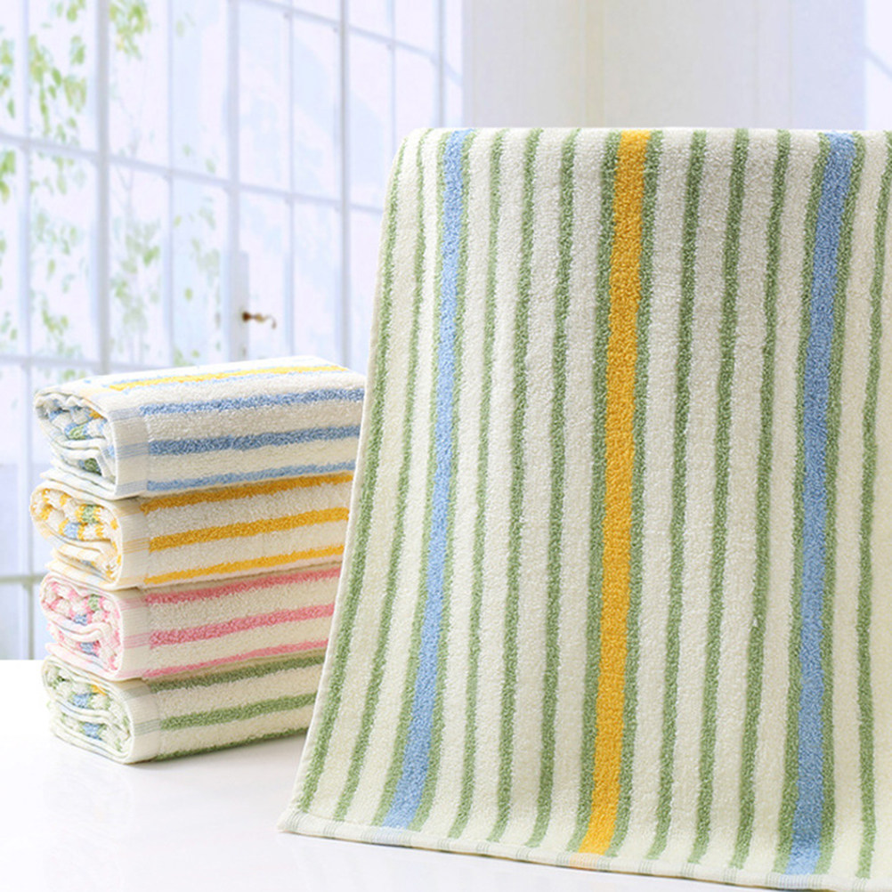 4Pcs Colorful Striped Cotton T - Home Textiles Pakistan review and price