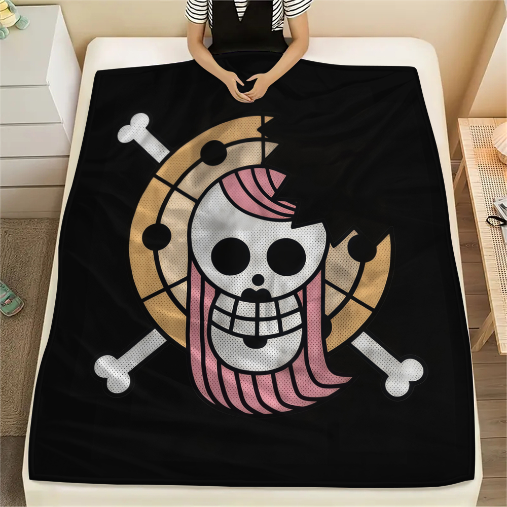 ONE PIECE Logo Flannel Blanket - Home Textiles Logo review and price