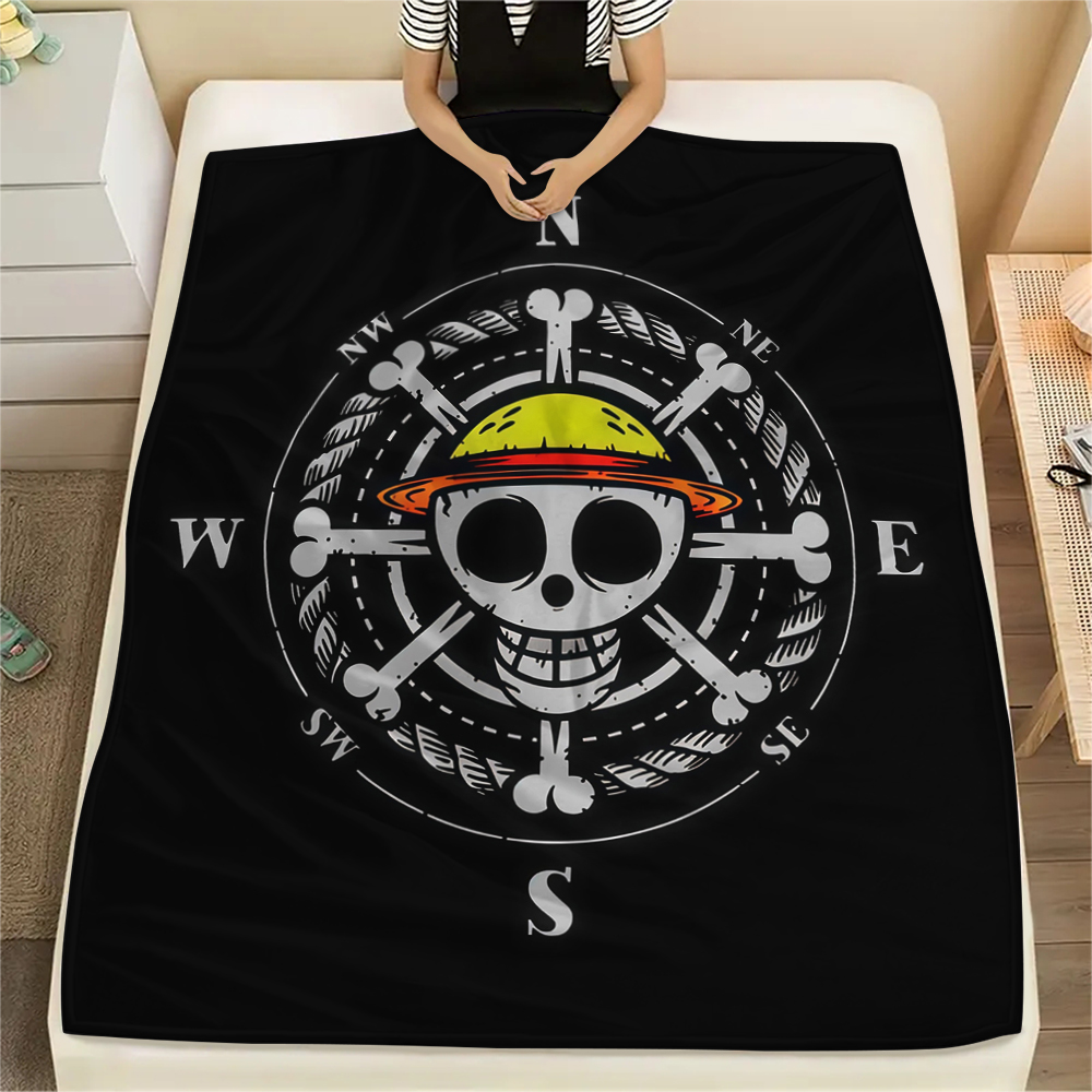 ONE PIECE Logo Flannel Blanket - Home Textiles Logo review and price