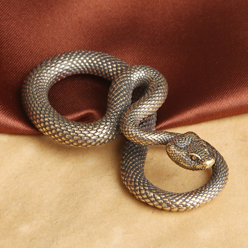 1pc Copper Snake Boa Ornament  - Xt Home Textiles review and price