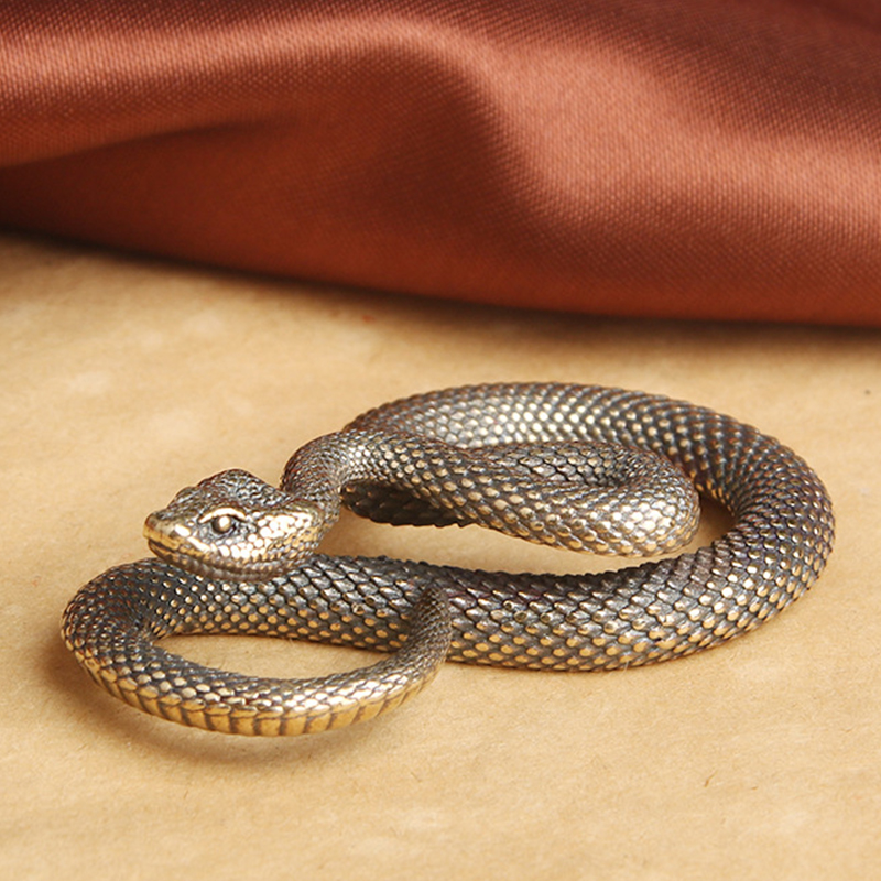 1pc Copper Snake Boa Ornament  - Xt Home Textiles review and price