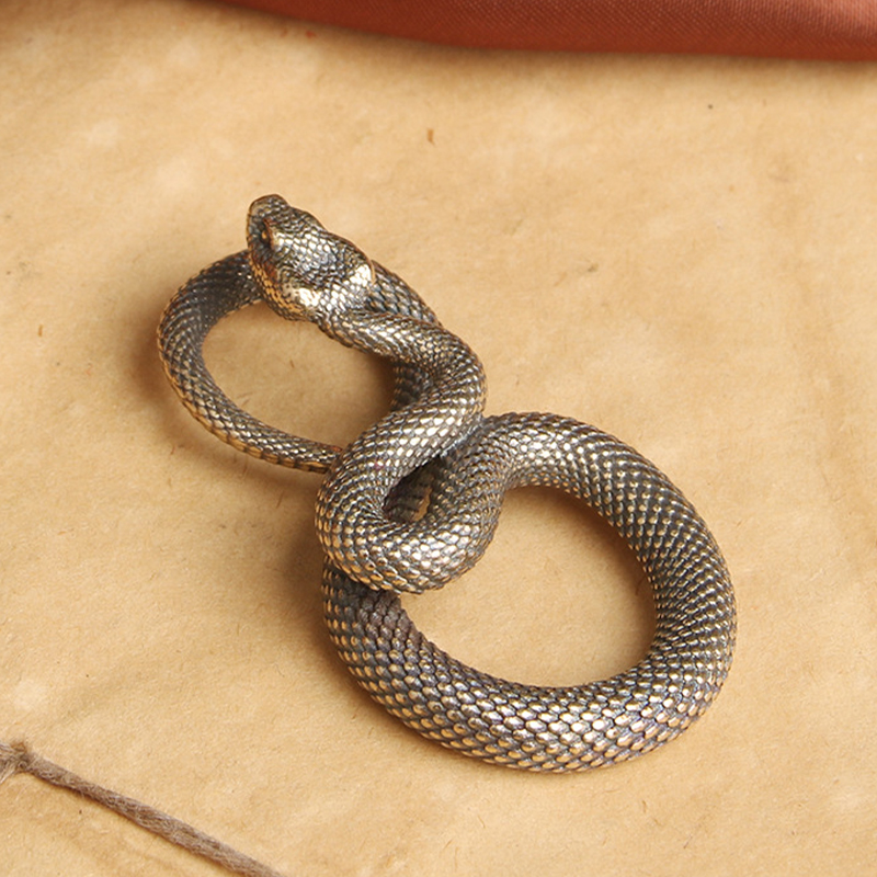 1pc Copper Snake Boa Ornament  - Xt Home Textiles review and price