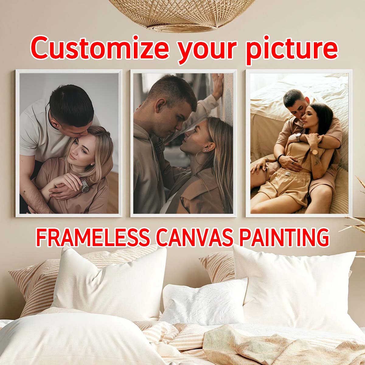 Triptych - 2D custom photo woo - Home Textiles review and price