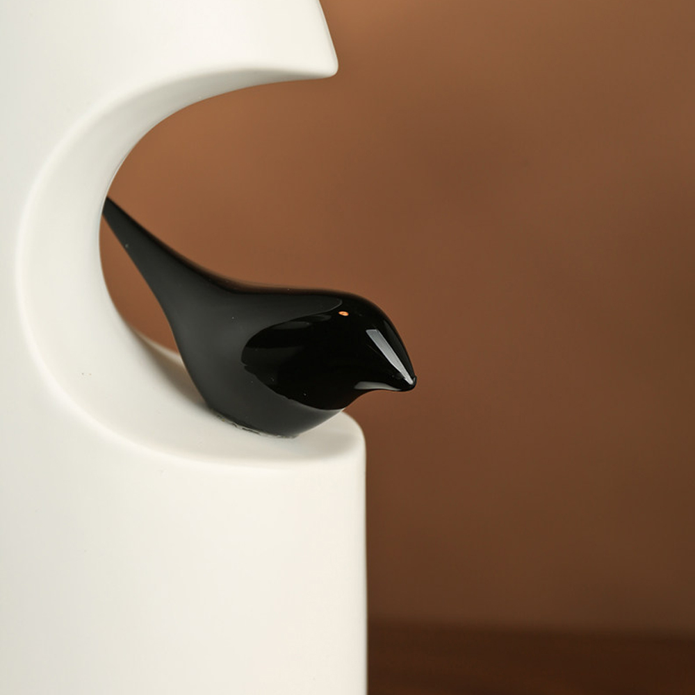 Modern Ceramic Vase with Bird  - Xt Home Textiles review and price