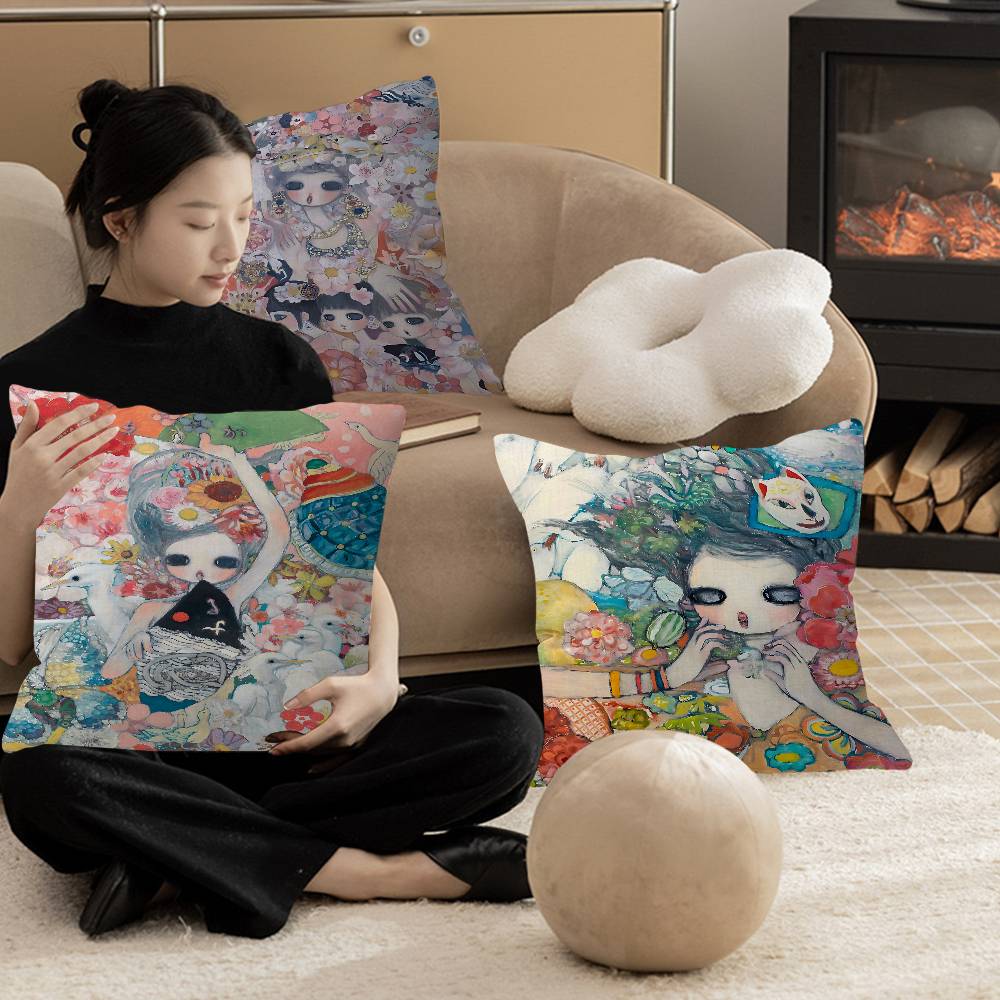 Aya Takano Cartoon pillow cove - Aya Home Textiles review and price