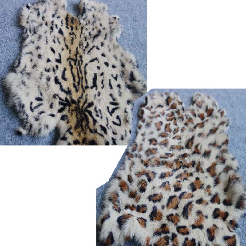 1pc Nature Real Rabbit Fur Leo - Home Textiles Sale review and price
