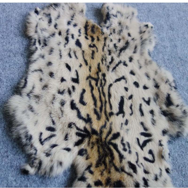 1pc Nature Real Rabbit Fur Leo - Home Textiles Sale review and price