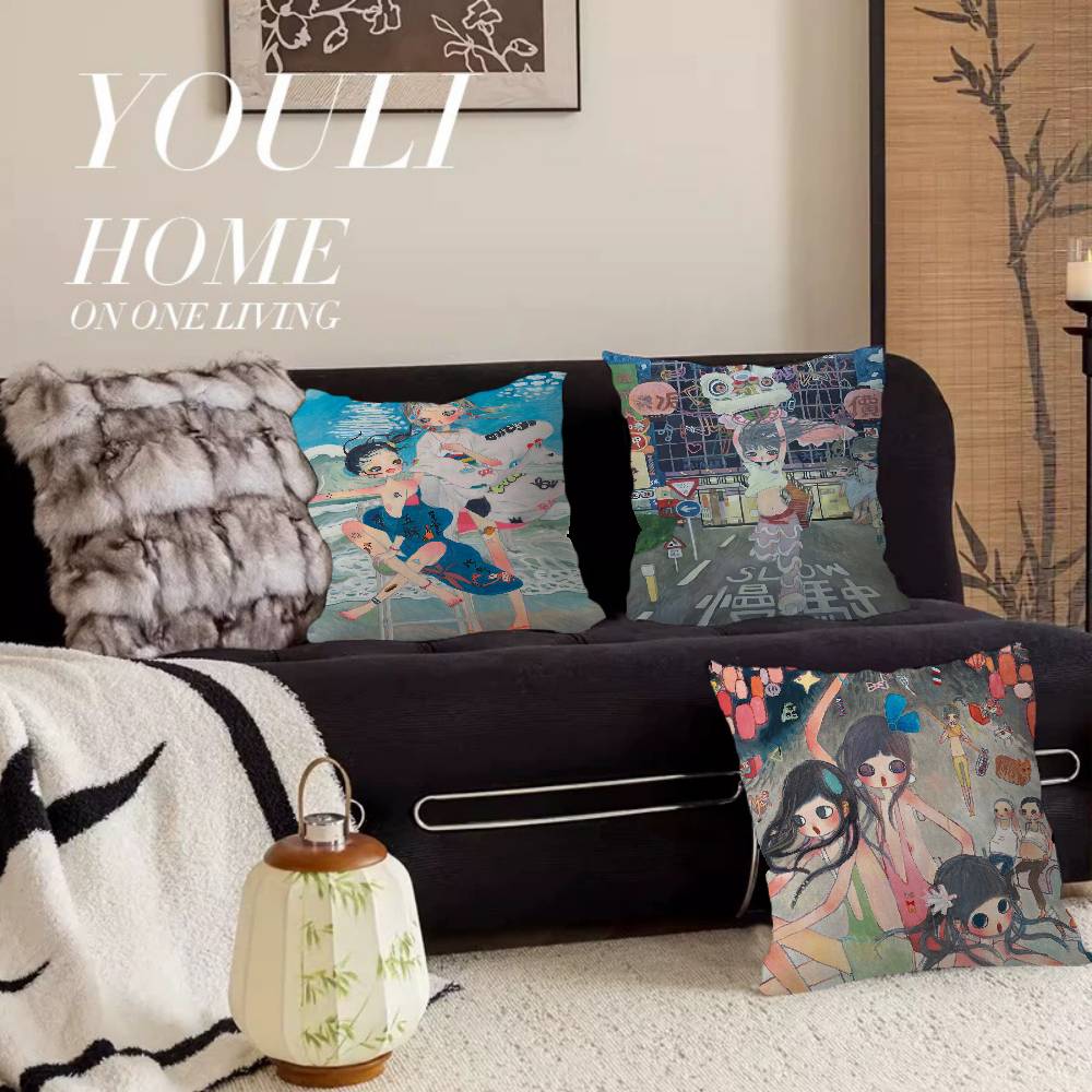 Aya Takano Cartoon Artwork Ani - Aya Home Textiles review and price