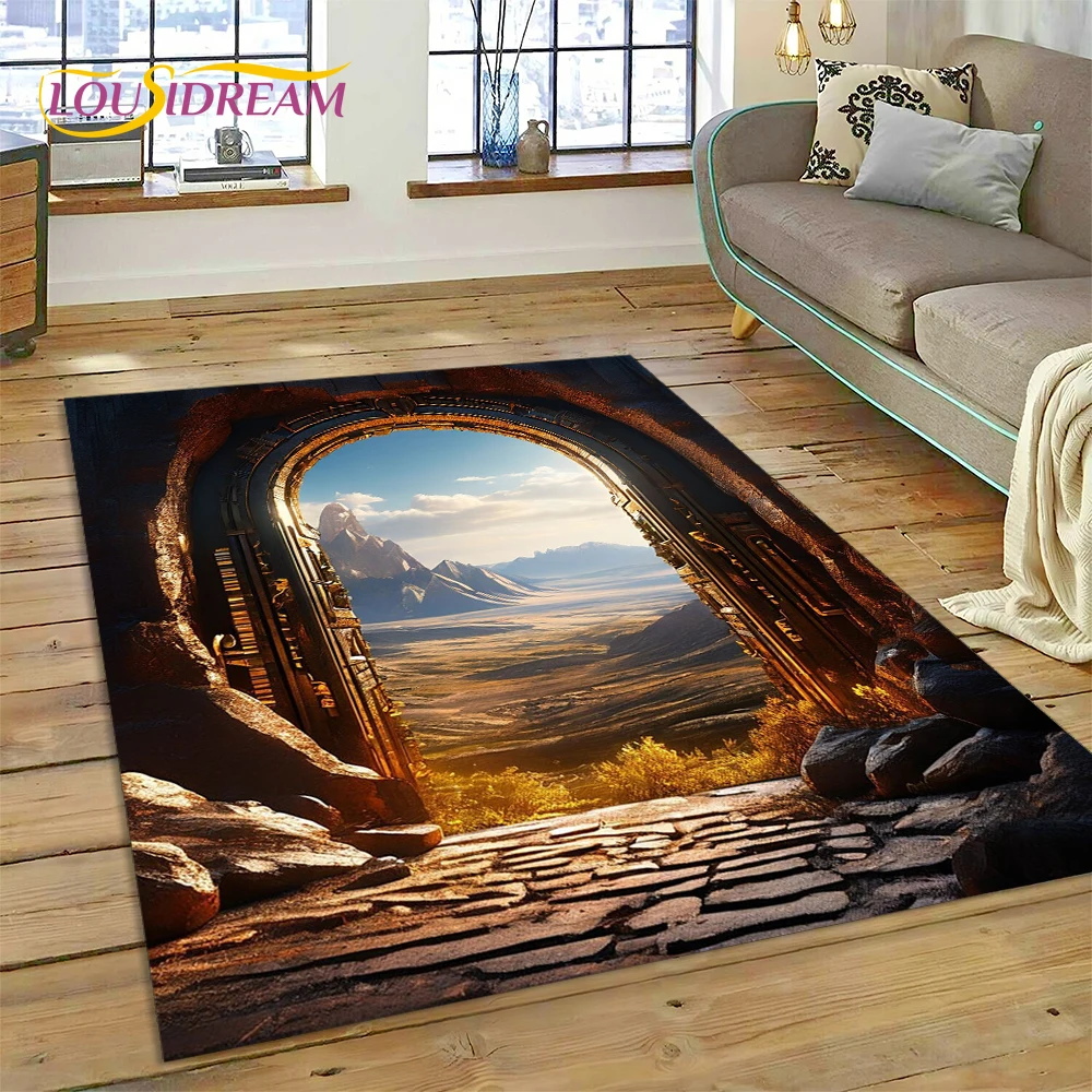 Illusion God's Temple Door Gat - Home Textiles Sale review and price