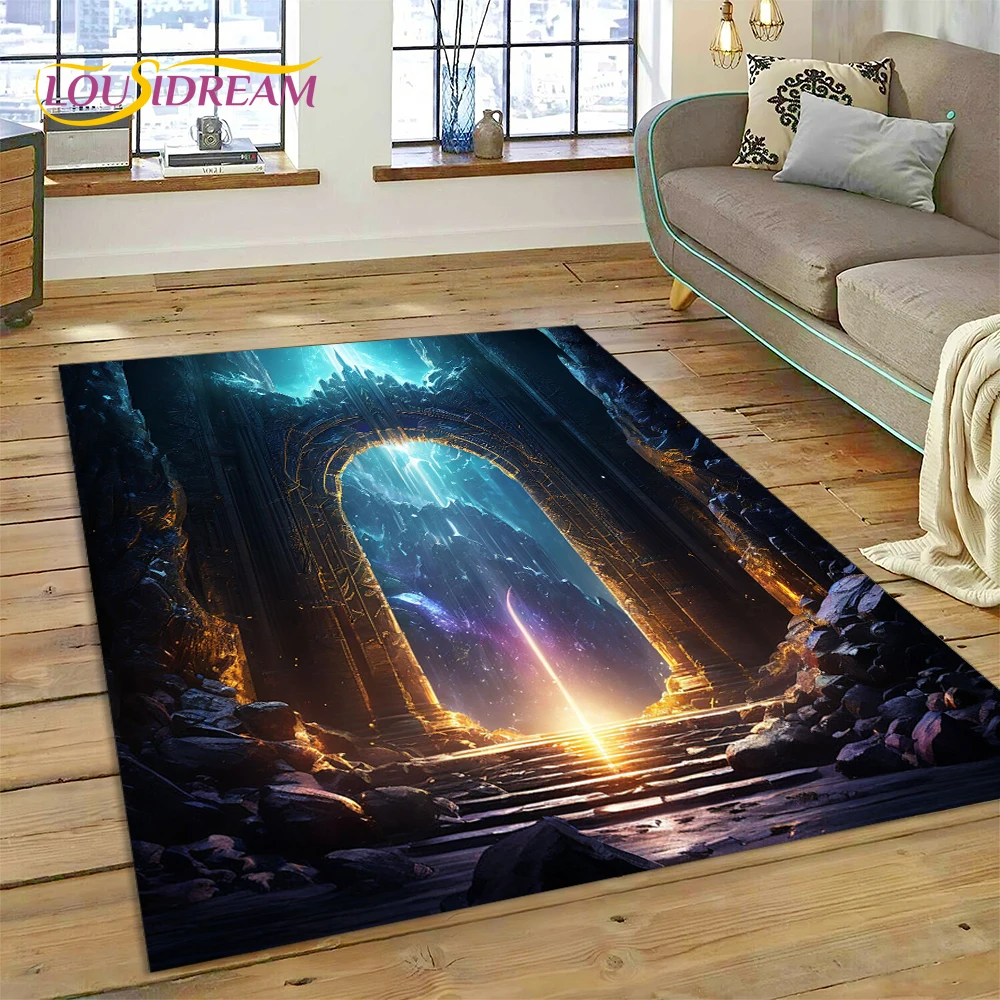 Illusion God's Temple Door Gat - Home Textiles Sale review and price
