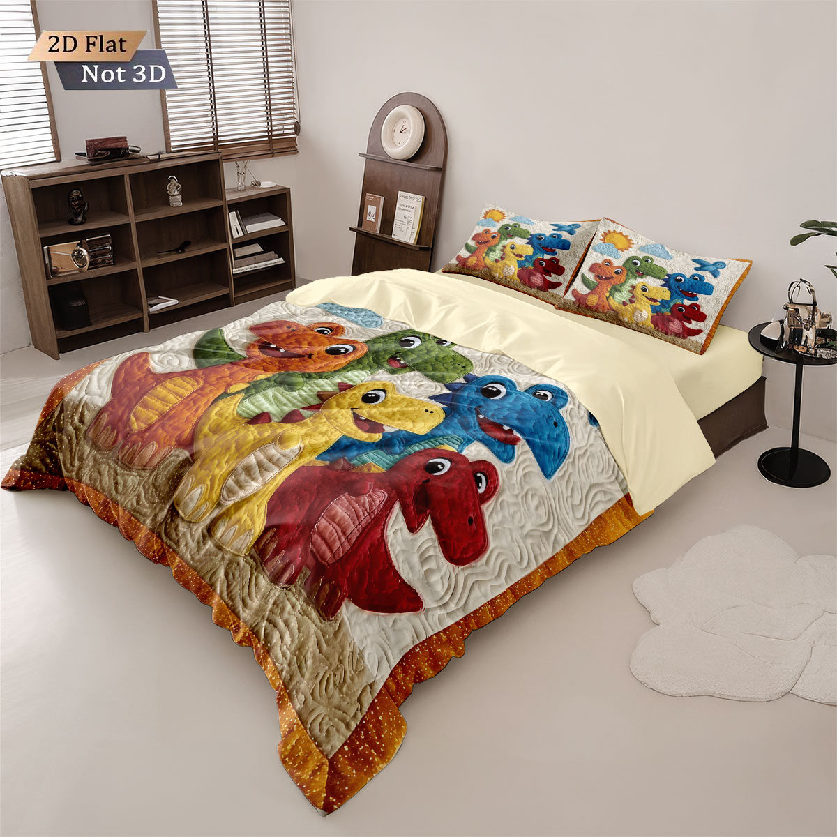 3pcs cartoon dinosaur animal p - Home Textiles Bedding review and price