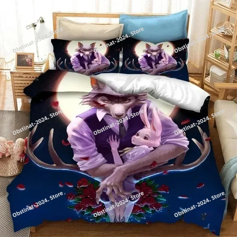 Anime BEASTARS Bedding Set Pri - Home Textiles Bedding review and price