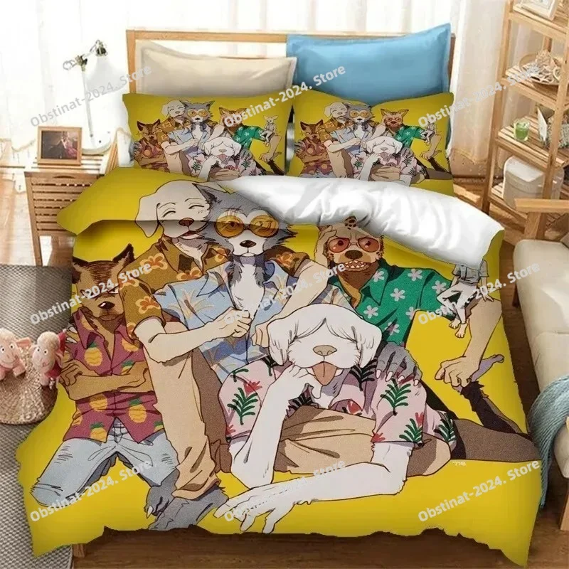 Anime BEASTARS Bedding Set Pri - Home Textiles Bedding review and price