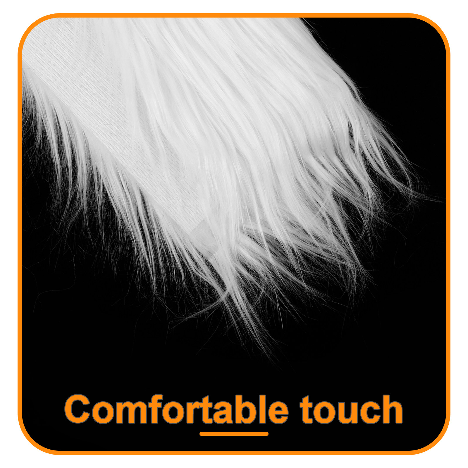2Pcs Square Long Hair Faux Fab - Home Textiles And Decor review and price
