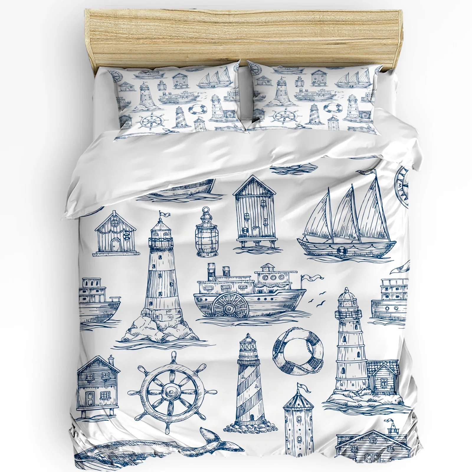 Nautical Anchor Ship Lighthous - Home Textiles Bedding review and price