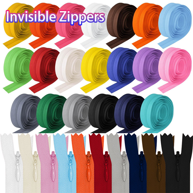 100pcs Invisible Zippers 28-60 - Home Textiles Sale review and price