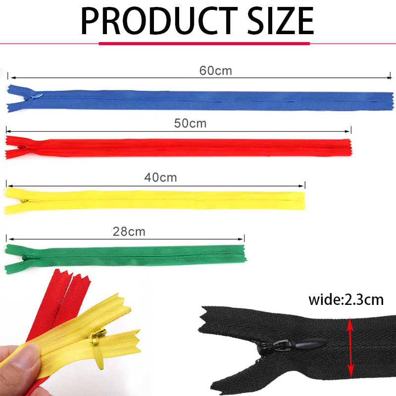 100pcs Invisible Zippers 28-60 - Home Textiles Sale review and price