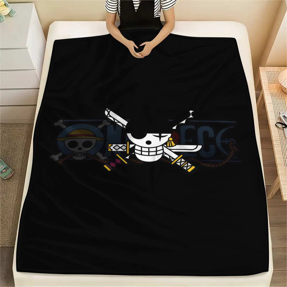ONE PIECE Logo Flannel Blanket - Home Textiles Logo review and price