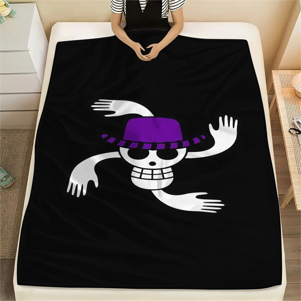 ONE PIECE Logo Flannel Blanket - Home Textiles Logo review and price