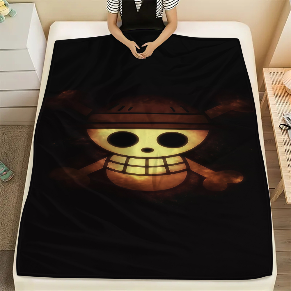 ONE PIECE Logo Flannel Blanket - Home Textiles Logo review and price