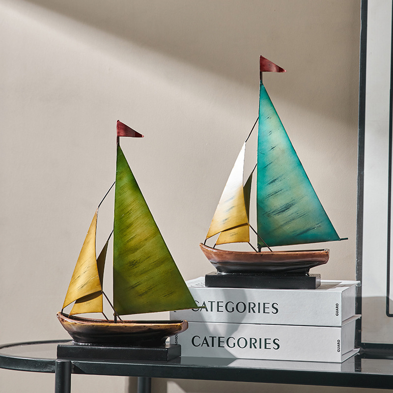 Creative Sailboat Model Orname - Xt Home Textiles review and price
