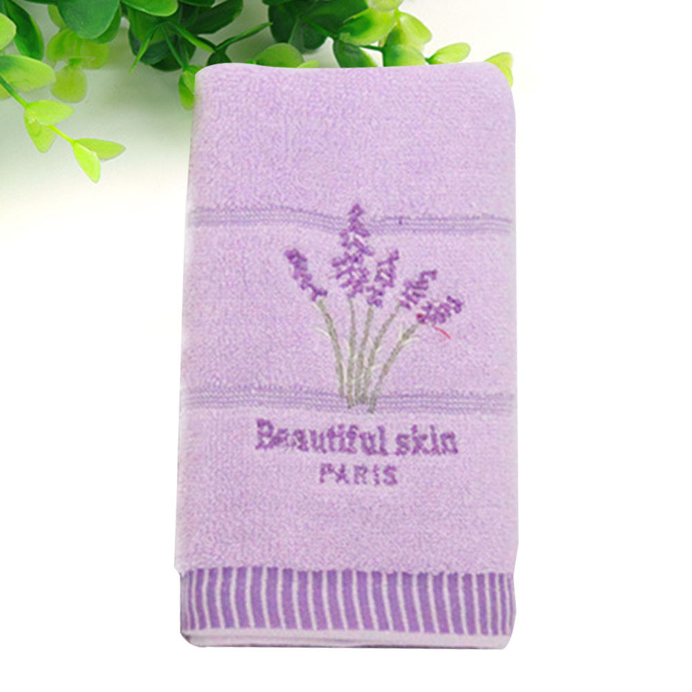 Lavender Embroidery Cotton Bat - Home Textiles Pakistan review and price