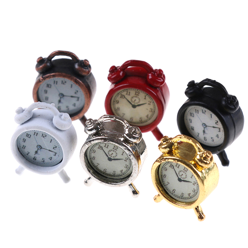 1pc 1:12 Metal Doll Alarm Cloc - Xt Home Textiles review and price