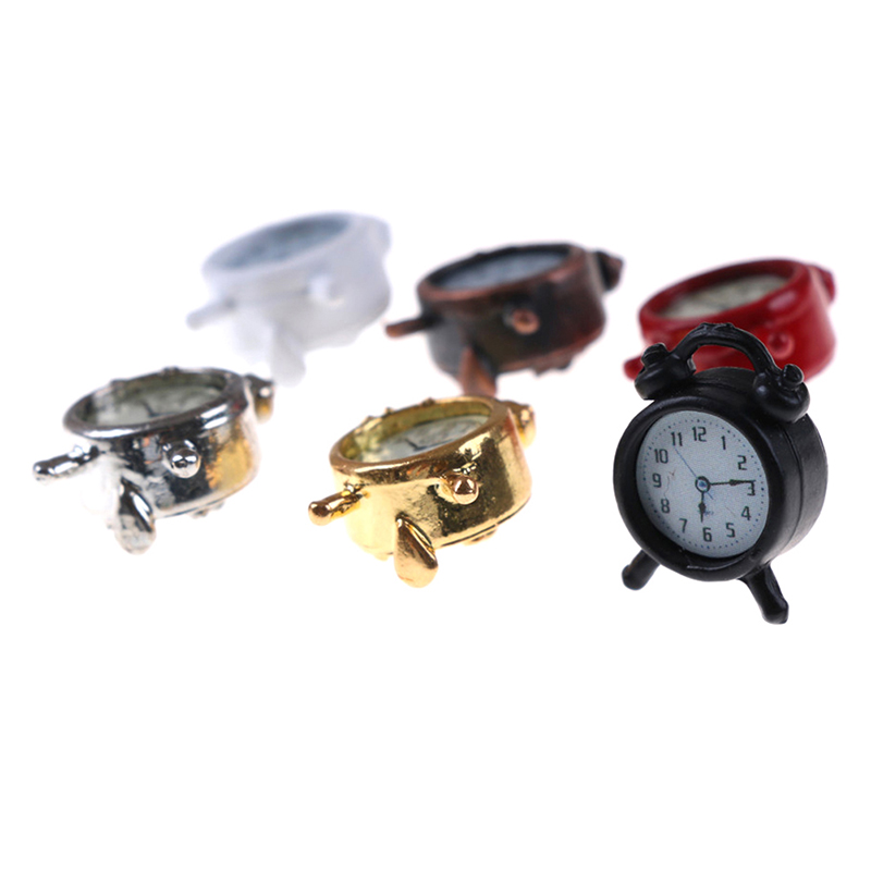 1pc 1:12 Metal Doll Alarm Cloc - Xt Home Textiles review and price