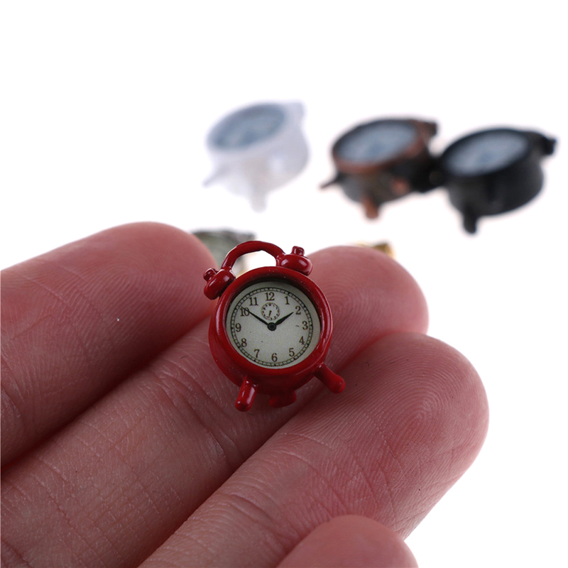 1pc 1:12 Metal Doll Alarm Cloc - Xt Home Textiles review and price